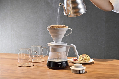 ハリオ V60コーヒーサーバー02セット ペールグレー VCSD-02-PGR 【単品】