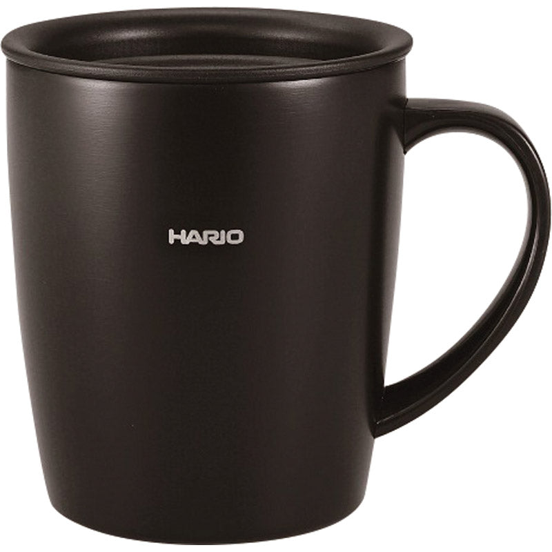 ハリオ フタ付き保温マグ300mL ブラック SMF-300-B 【単品】