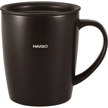 ハリオ フタ付き保温マグ300mL ブラック SMF-300-B 【単品】
