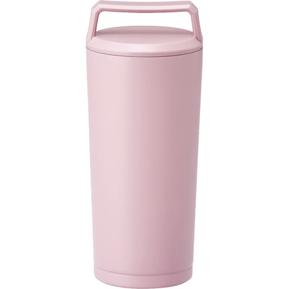 ハンドル付ステンレスタンブラー 360mL ピンク B3725 【単品】
