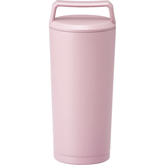 ハンドル付ステンレスタンブラー 360mL ピンク B3725 【単品】
