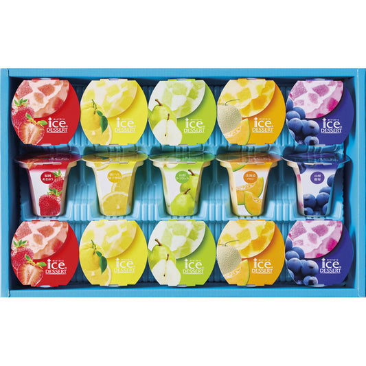 ひととえ 凍らせて食べるアイスデザート～国産フルーツ入り～ IDE-30 【単品】