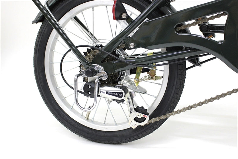 フィールドチャンプ 20×16インチ6段折畳み自転車GR MG-FCP2016GR 【単品】