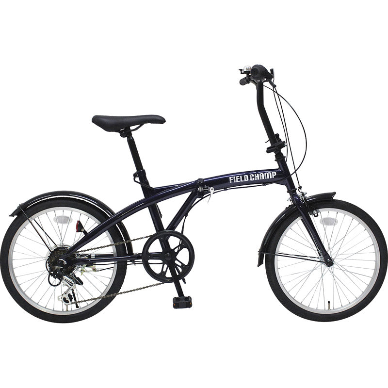 フィールドチャンプ 20インチ6段折畳み自転車BL MG-FCP206BL 【単品】