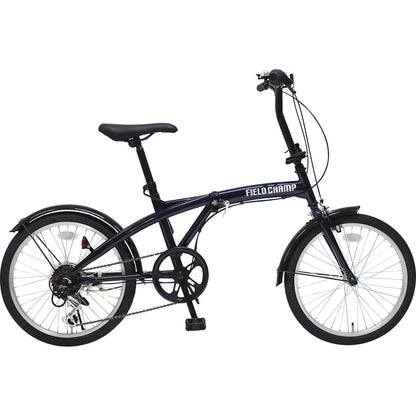 フィールドチャンプ 20インチ6段折畳み自転車BL MG-FCP206BL 【単品】