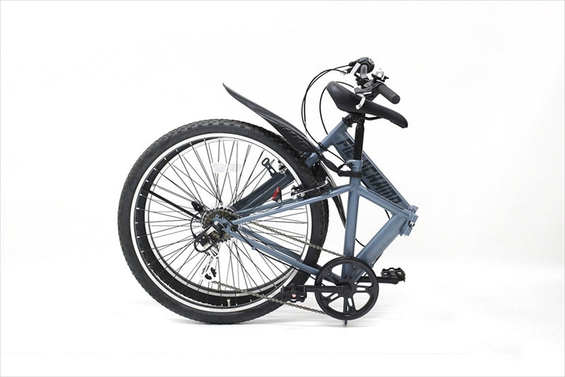 フィールドチャンプ 26インチ6段折畳みマウンテンバイクGY MG-FCP266GY 【単品】