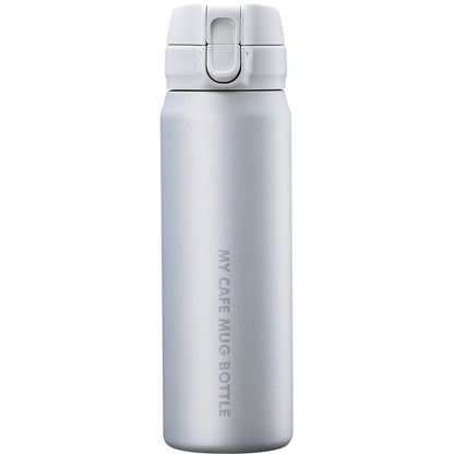 マイカフェマグ ワンタッチマグボトル500mL マットシルバー HB-4786 【単品】