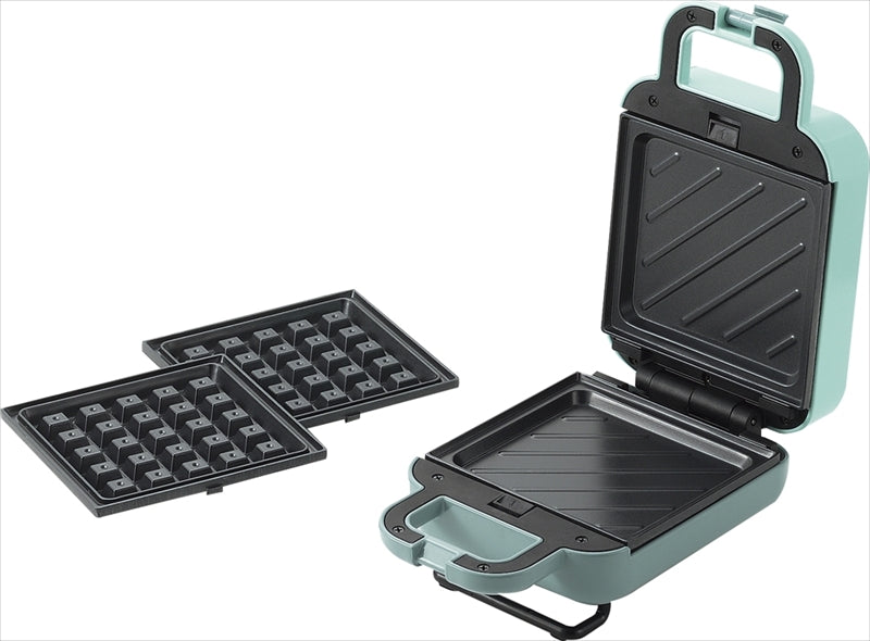 マリ・クレール 着脱式ホットサンド＆ワッフルメーカー MC-812R 【単品】