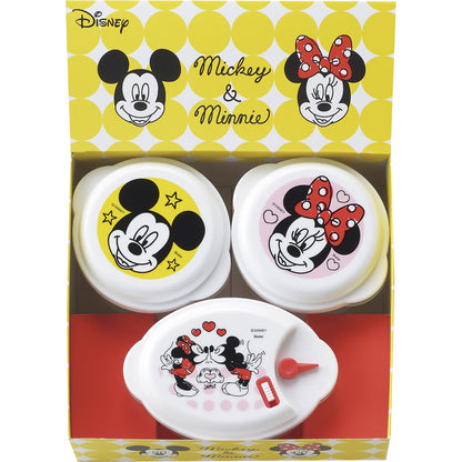 ミッキー＆ミニー ポップトーン 電子レンジ容器3pc MM-107 【単品】