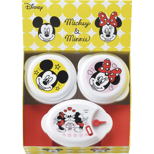 ミッキー＆ミニー ポップトーン 電子レンジ容器3pc MM-107 【単品】