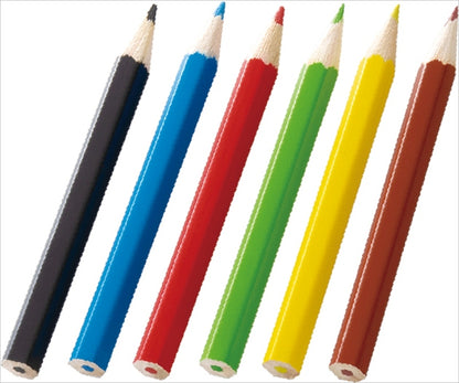 ミニ色鉛筆6本セット P3615 【単品】