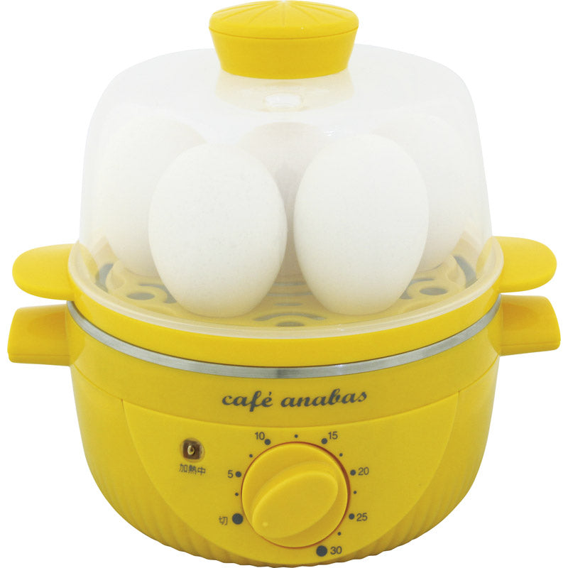 ゆでたまご名人＆かんたん蒸し器（1段） SE-001 【単品】