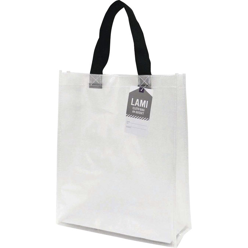 ラミクロスバッグA4マチ付 クリア 90370500 【単品】