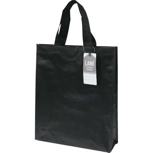 ラミクロスバッグA4マチ付 ブラック 90370519 【単品】