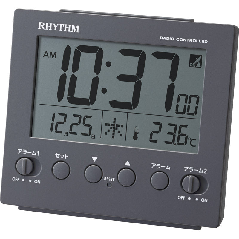 リズム フィットウェーブ D236 ダークグレー 8RZ236SR82 【単品】