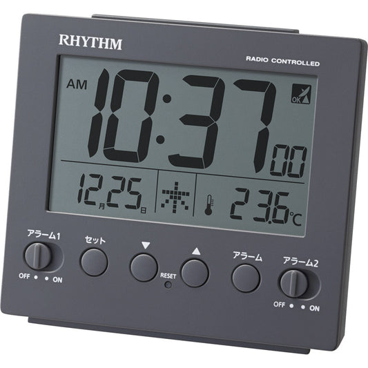 リズム フィットウェーブ D236 ダークグレー 8RZ236SR82 【単品】
