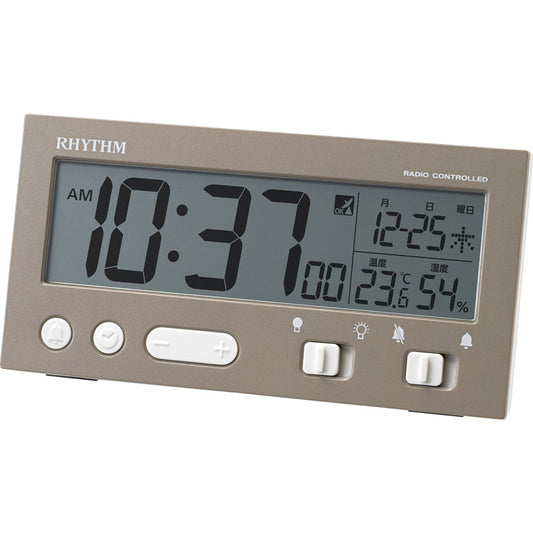 リズム フィットウェーブ D237 茶メタ 8RZ237SR06 【単品】
