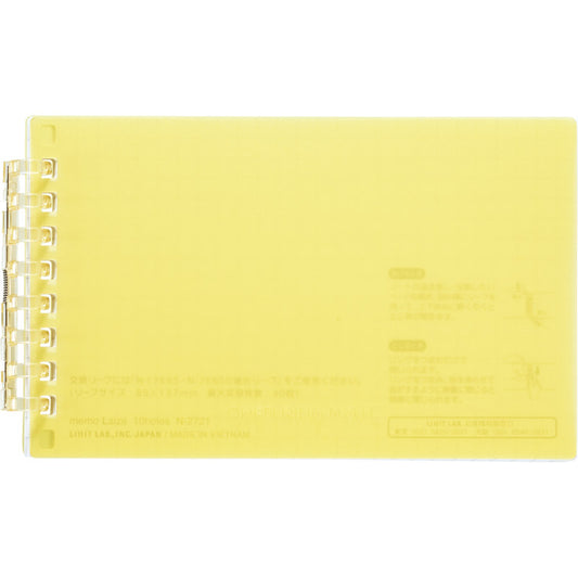 リヒトラブ オープンリングノート メモLサイズ イエロー N2721-5 【単品】