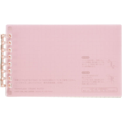 リヒトラブ オープンリングノート メモLサイズ ピンク N2721-12 【単品】