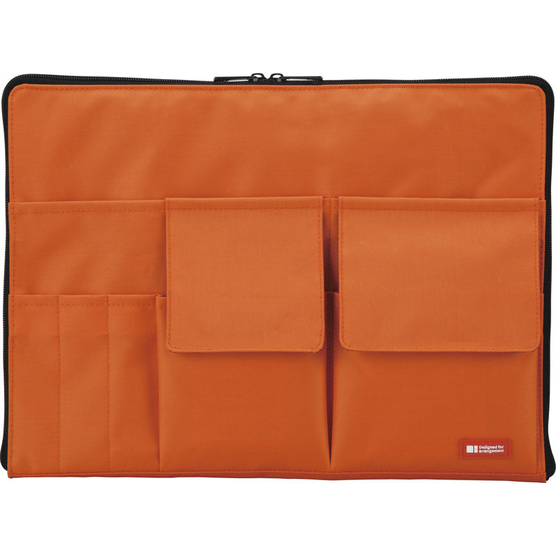 リヒトラブ バッグ イン バッグ A4 橙 A7554-4 【単品】