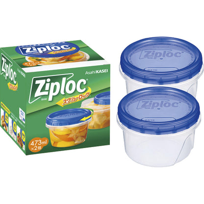 旭化成 ジップロック スクリューロック473mL 2個入 【単品】
