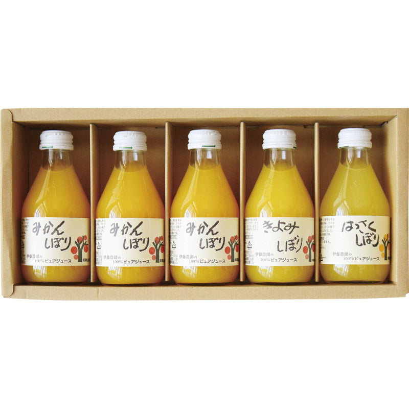 伊藤農園 100％ピュアジュース 5本ギフトセット 50705g 【単品】