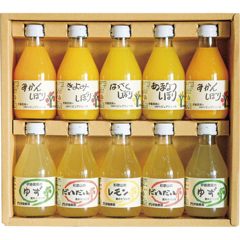 伊藤農園 100％ピュアジュース＆素朴ドリンクセット V-052 【単品】