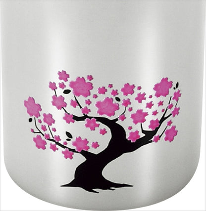 燕熟の技 感温ステンレスタンブラー300mL 桜 EJK-300 【単品】