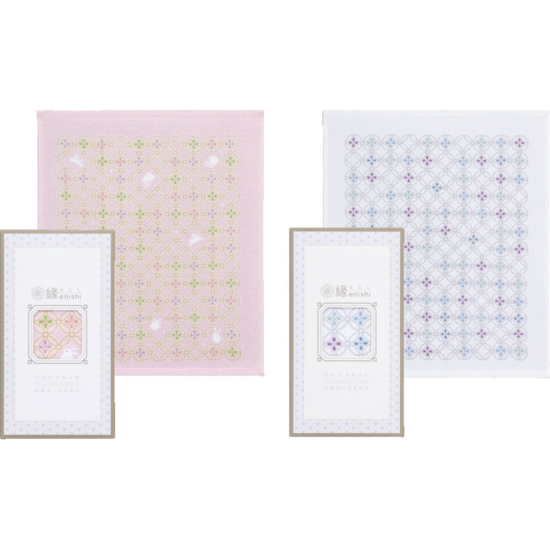 縁～えにし～ 七宝紋 ゲストタオル1P 色／指定不可 G5754 【単品】