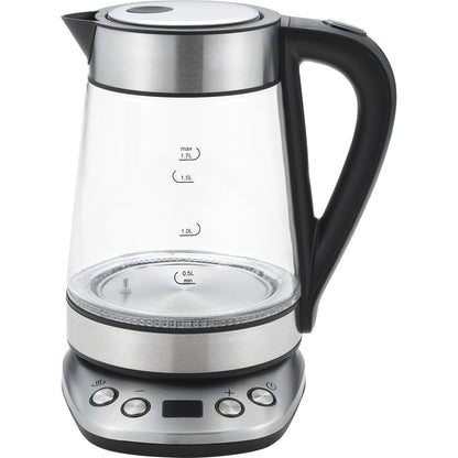 温度調整ガラス電気ケトル1．7L SUS-02 【単品】