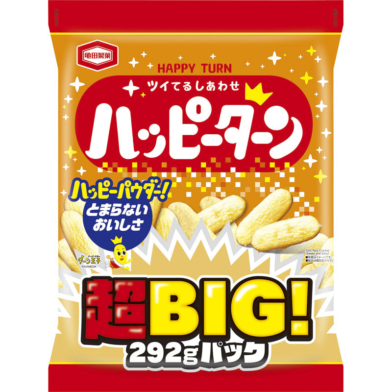 亀田製菓 292gハッピーターン 超BIGパック 20095 【単品】