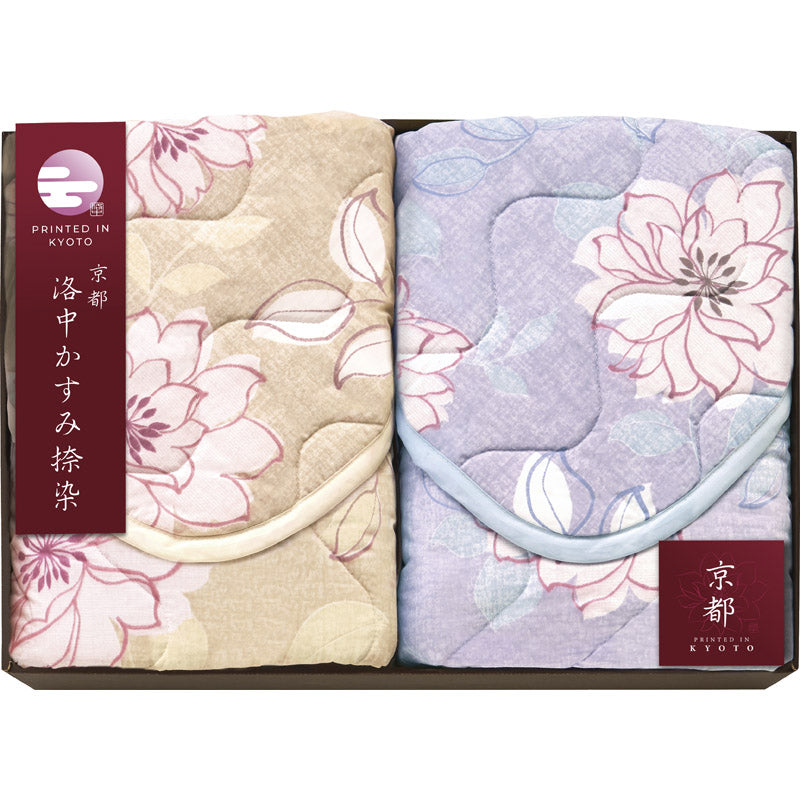 京都 洛中かすみ捺染 敷パッド2P KSG13200 【単品】