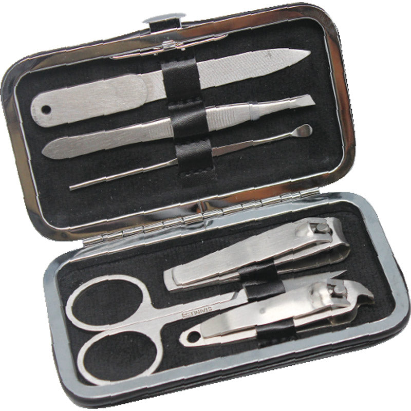 高級ステンレス製ネイルケアセット6P N2904 【単品】