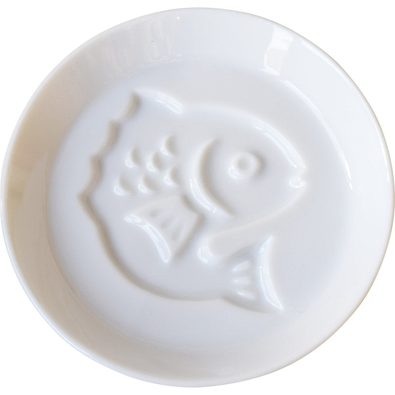 国産シルエットしょうゆ皿1P 鯛 290613 【単品】