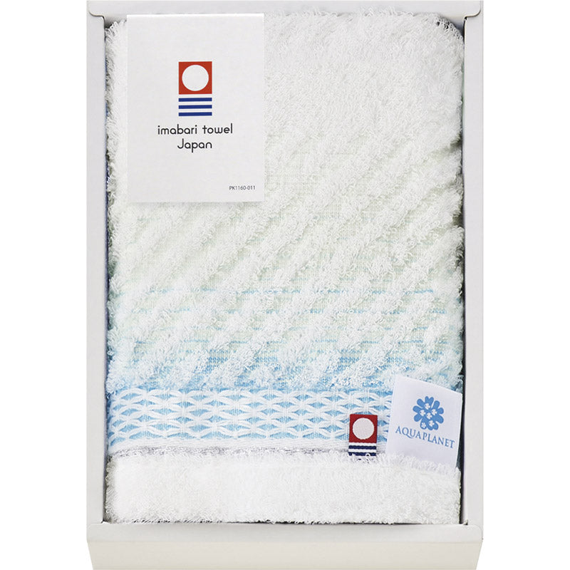 今治 さざなみ ハンドタオル1P AP78075 【単品】
