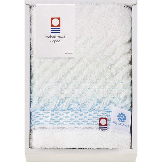 今治 さざなみ ハンドタオル1P AP78075 【単品】