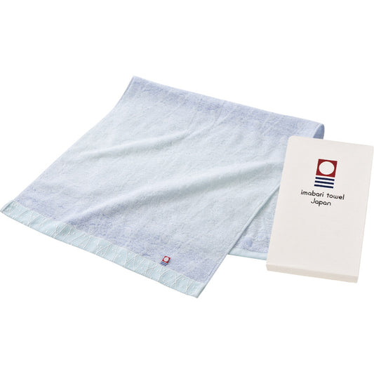 今治 しまなみ匠の彩 花つぼみ フェイスタオル1P ブルー IHT-AO BL 【単品】