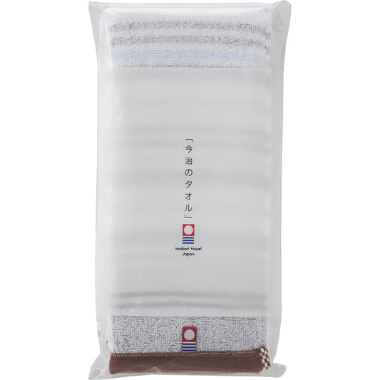 今治 リージュ フェイスタオル1P（袋入） ブラウン L-60FF4 【単品】