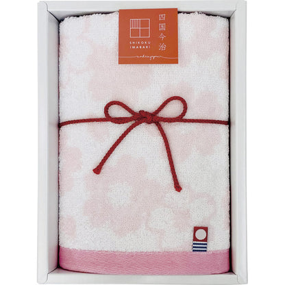 今治タオル 華音 ウオッシュ1P挨拶ギフト サクラ GI052900 【単品】