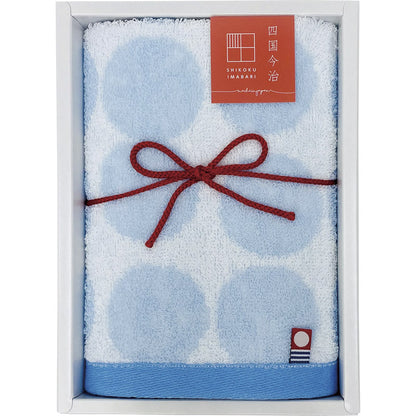 今治タオル 華音 ウオッシュ1P挨拶ギフト ドット GI052700 【単品】