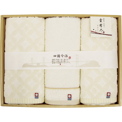 今治タオル 貴布尽4 タオルセット KJ200400 【単品】
