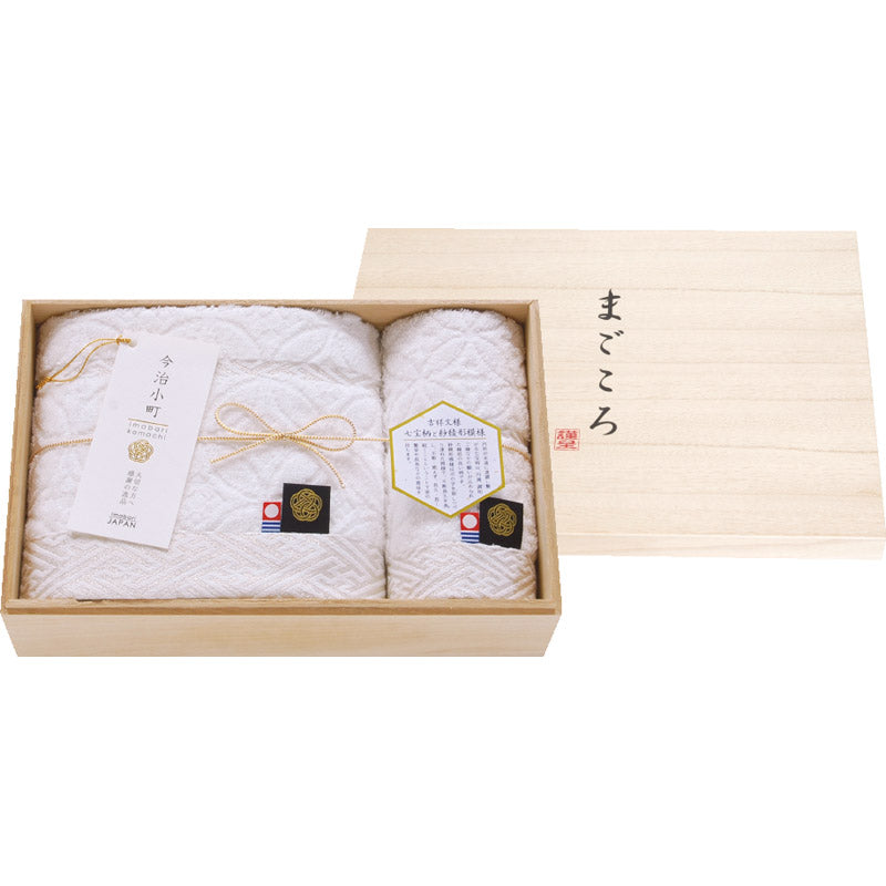 今治小町 白無垢 II 深木箱入りタオルセット TIK5004203 【単品】