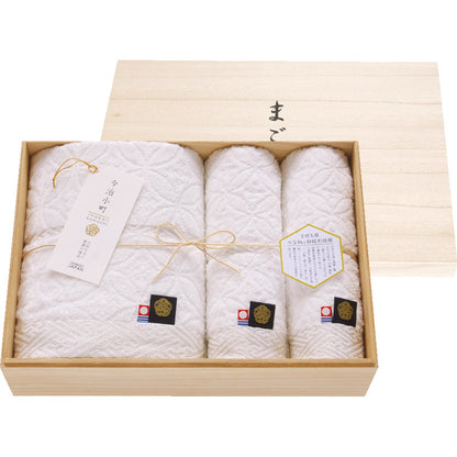今治小町 白無垢 II 深木箱入りタオルセット TIK8004204 【単品】