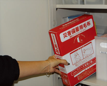 災害備蓄用毛布 BAP-3000B 【単品】