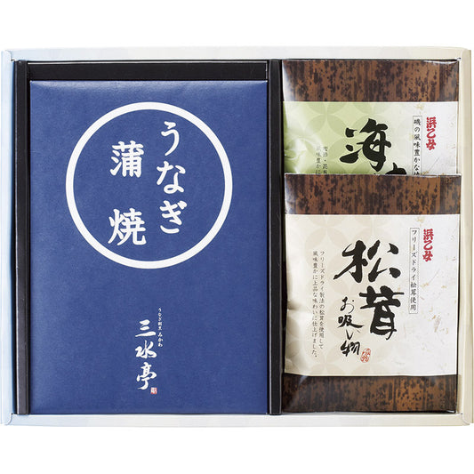 三河一色産うなぎの蒲焼・お吸物セット MU-CJ 【単品】