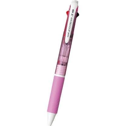 三菱 ジェットストリーム ノック式3色ボールペン ピンク SXE3-400-07.13 【単品】