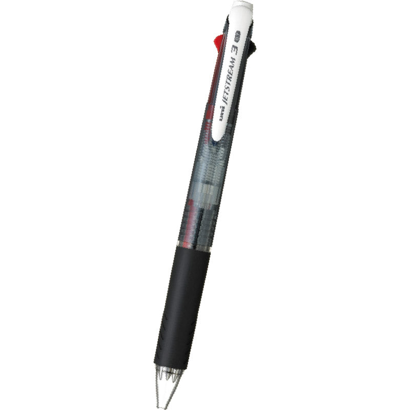 三菱 ジェットストリーム ノック式3色ボールペン 黒 SXE3-400-07.24 【単品】