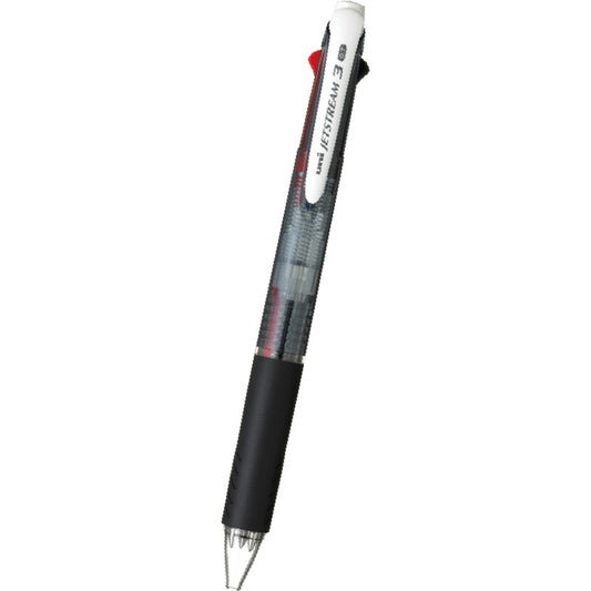 三菱 ジェットストリーム ノック式3色ボールペン 黒 SXE3-400-07.24 【単品】
