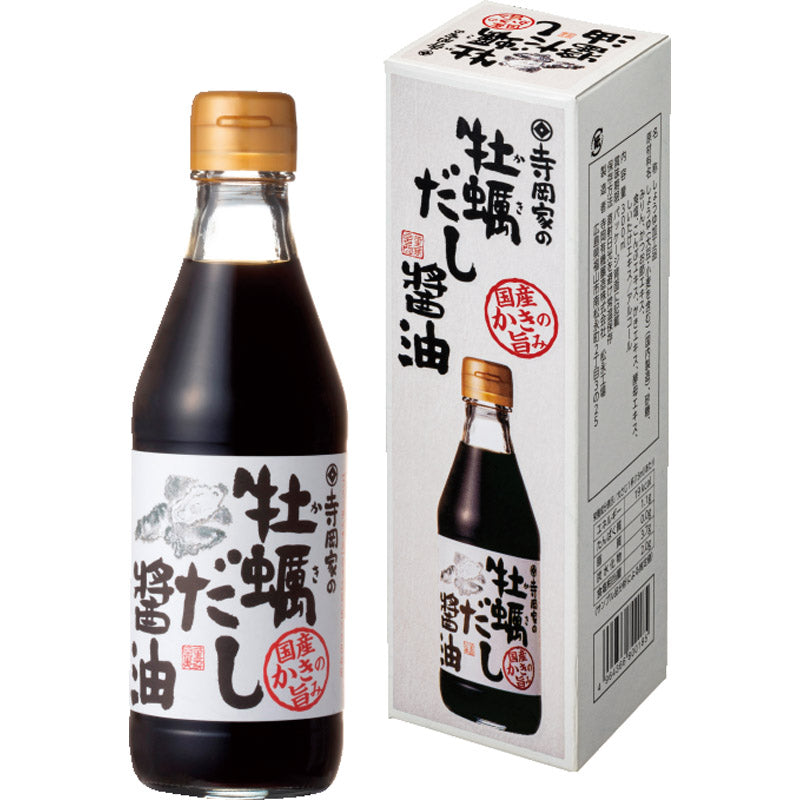 寺岡家の牡蠣だし醤油 化粧箱入り 300mL 【単品】