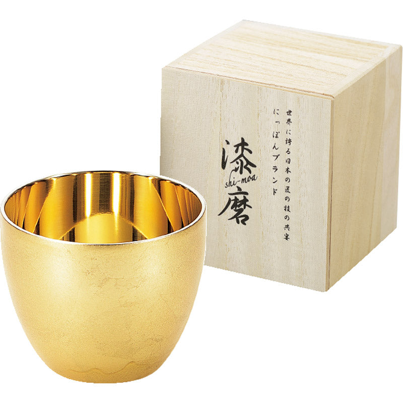 漆磨 箔衣 二重ぐい呑み 内金 SCW-GK801 【単品】